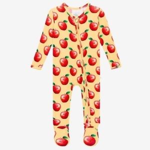 NWT Posh Peanut Finn Footie Ruffled Zippered One Piece 💫